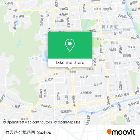 竹园路金枫路西 map