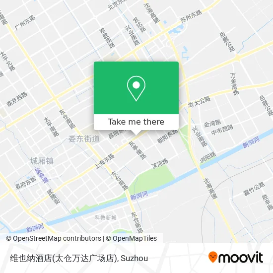 维也纳酒店(太仓万达广场店) map