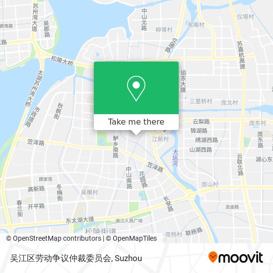 吴江区劳动争议仲裁委员会 map