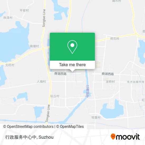 行政服务中心中 map