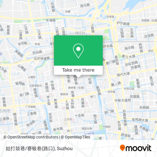 姑打鼓巷/赛银巷(路口) map
