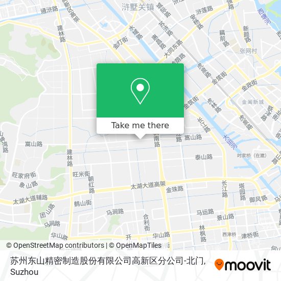 苏州东山精密制造股份有限公司高新区分公司-北门 map