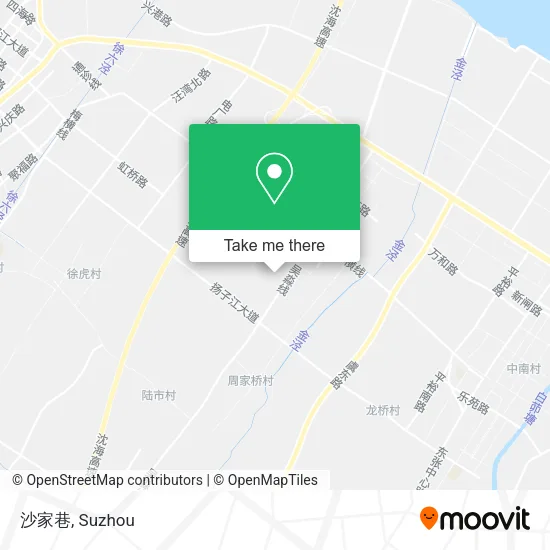 沙家巷 map