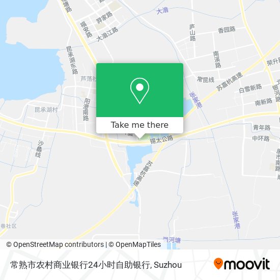 常熟市农村商业银行24小时自助银行 map