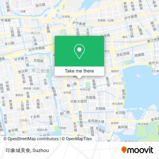 印象城美食 map