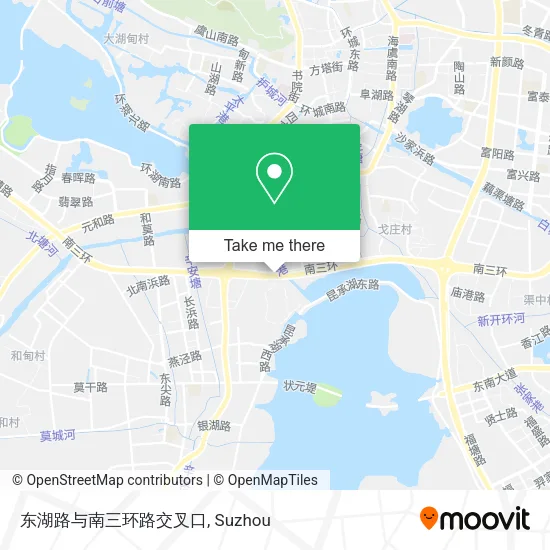 东湖路与南三环路交叉口 map