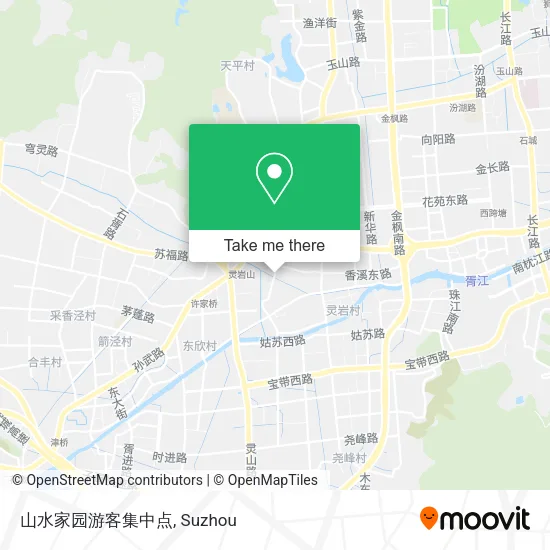 山水家园游客集中点 map