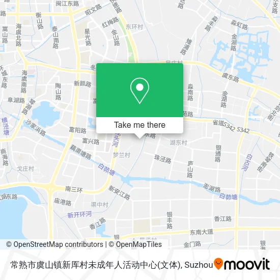 常熟市虞山镇新厍村未成年人活动中心(文体) map