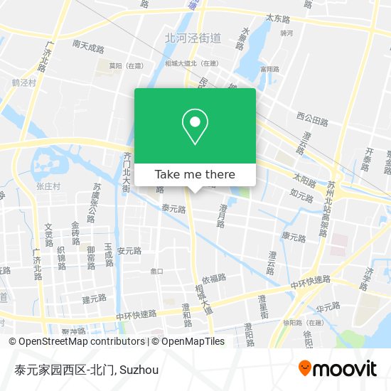 泰元家园西区-北门 map