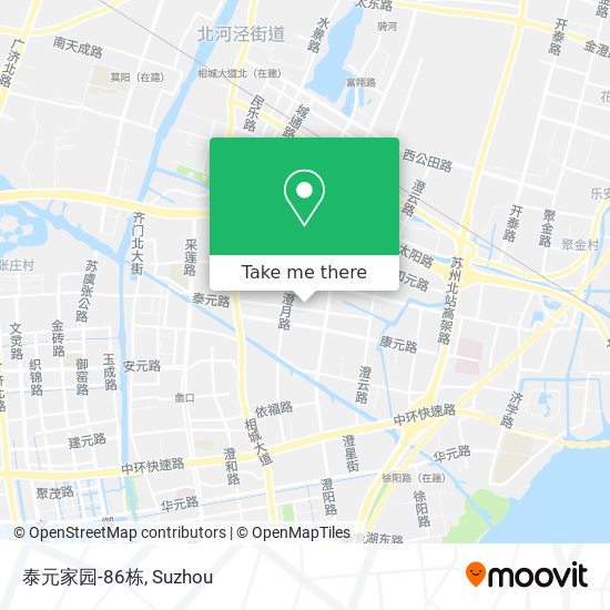 泰元家园-86栋 map