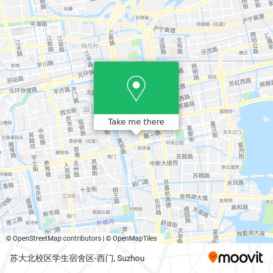 苏大北校区学生宿舍区-西门 map