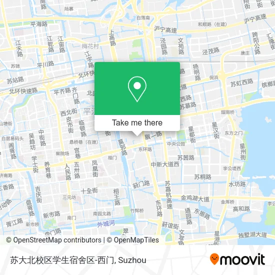 苏大北校区学生宿舍区-西门 map