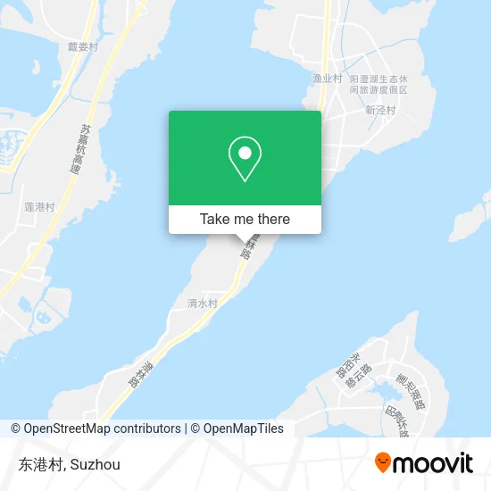 东港村 map