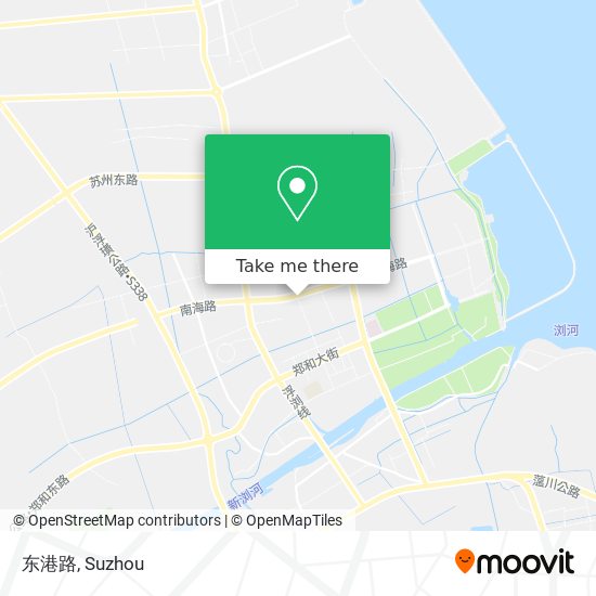 东港路 map