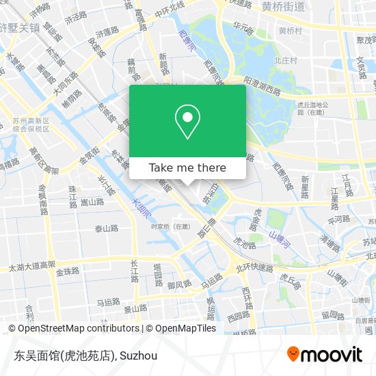 东吴面馆(虎池苑店) map