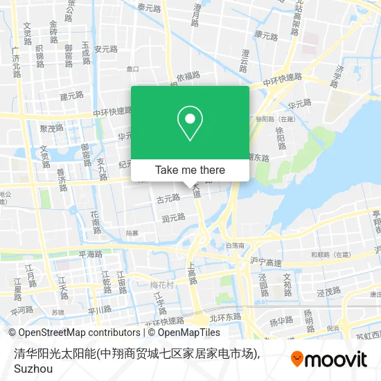 清华阳光太阳能(中翔商贸城七区家居家电市场) map
