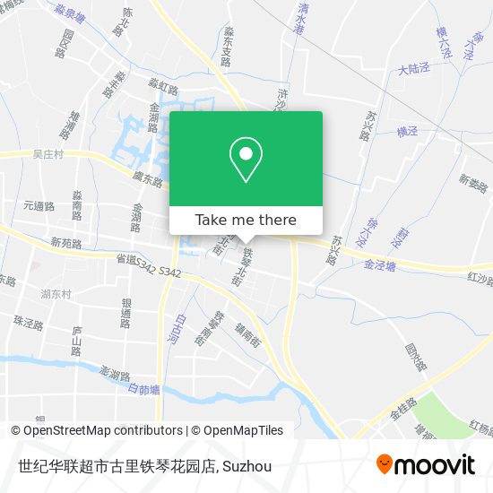 世纪华联超市古里铁琴花园店 map