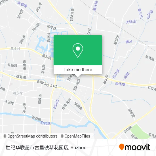 世纪华联超市古里铁琴花园店 map