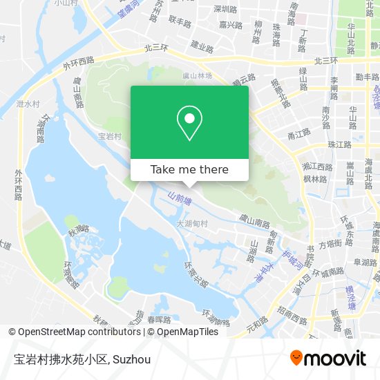 宝岩村拂水苑小区 map