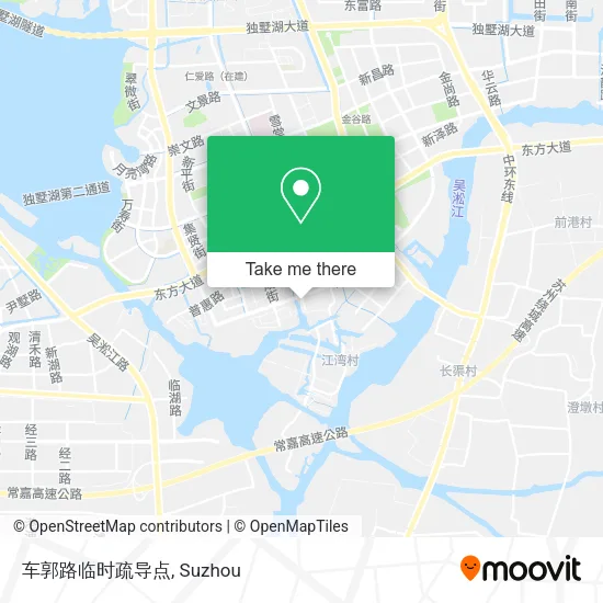 车郭路临时疏导点 map