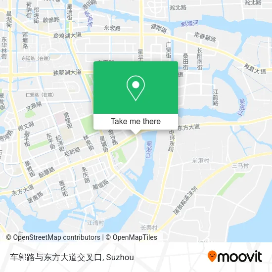 车郭路与东方大道交叉口 map