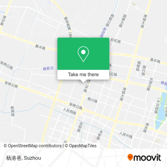 杨港巷 map