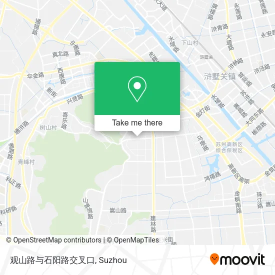 观山路与石阳路交叉口 map