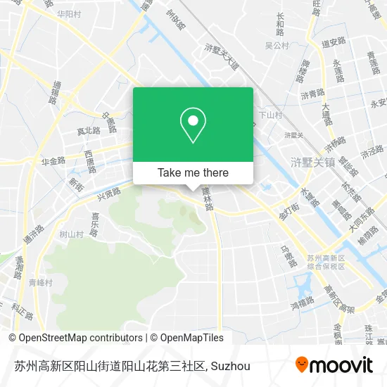 苏州高新区阳山街道阳山花第三社区 map