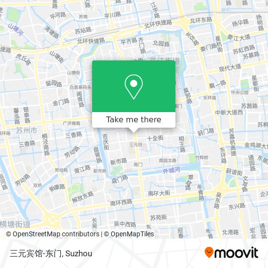 三元宾馆-东门 map