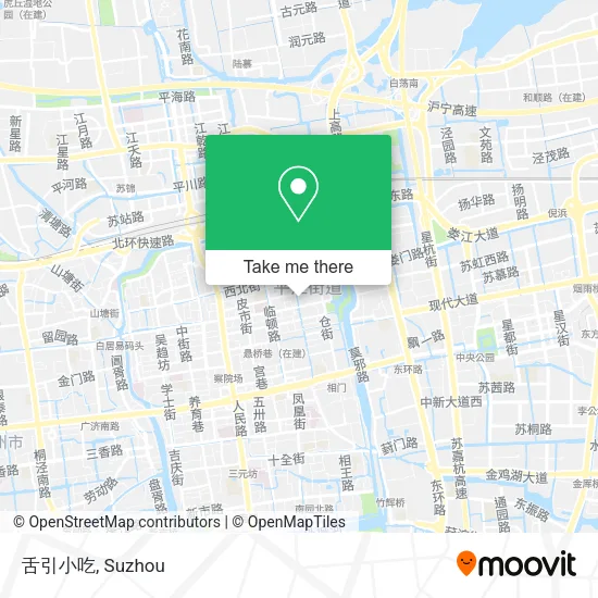 舌引小吃 map
