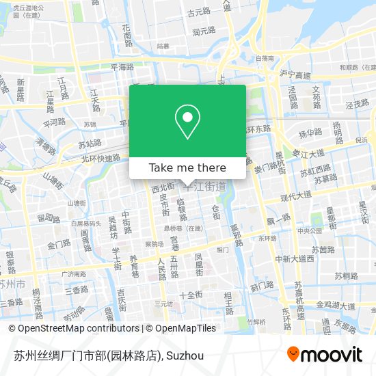 苏州丝绸厂门市部(园林路店) map