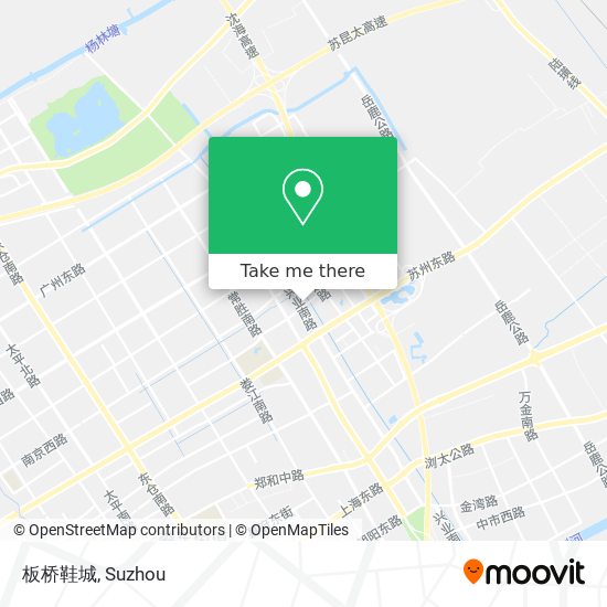 板桥鞋城 map