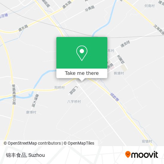 锦丰食品 map