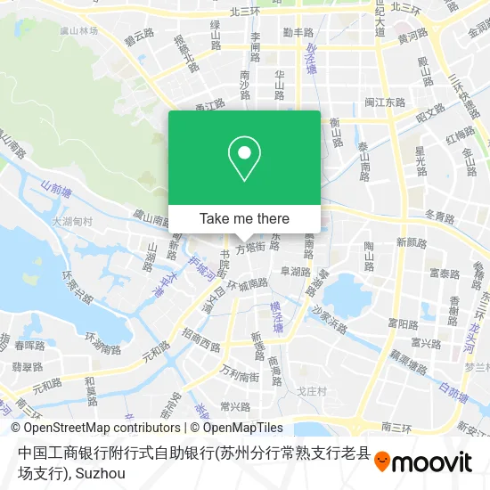 中国工商银行附行式自助银行(苏州分行常熟支行老县场支行) map