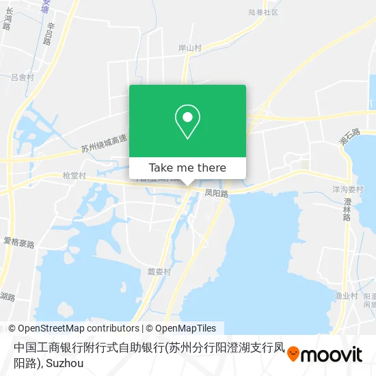 中国工商银行附行式自助银行(苏州分行阳澄湖支行凤阳路) map