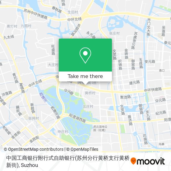 中国工商银行附行式自助银行(苏州分行黄桥支行黄桥新街) map
