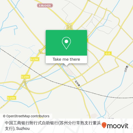 中国工商银行附行式自助银行(苏州分行常熟支行董浜支行) map