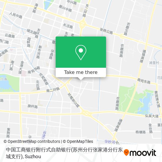 中国工商银行附行式自助银行(苏州分行张家港分行东城支行) map