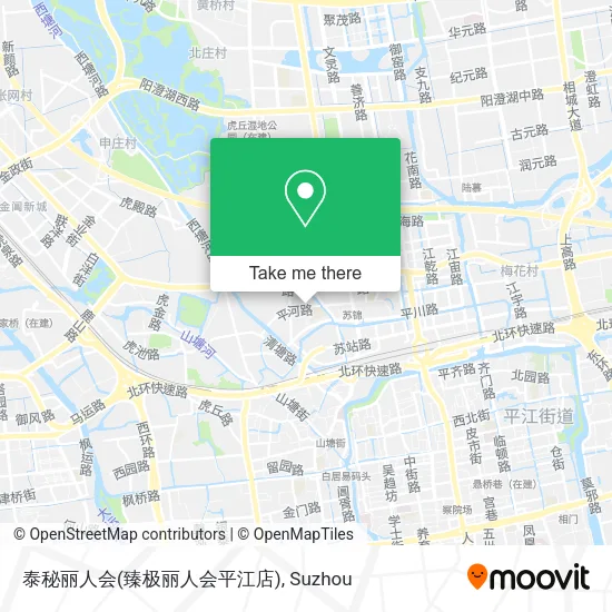 泰秘丽人会(臻极丽人会平江店) map