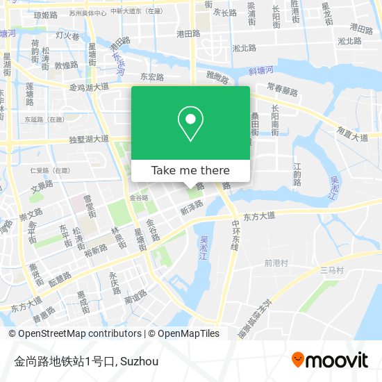 金尚路地铁站1号口 map
