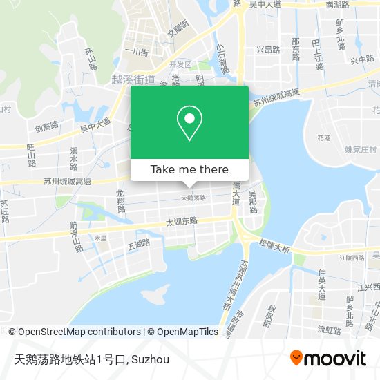 天鹅荡路地铁站1号口 map