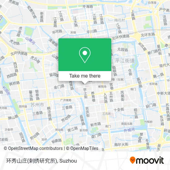 环秀山庄(刺绣研究所) map