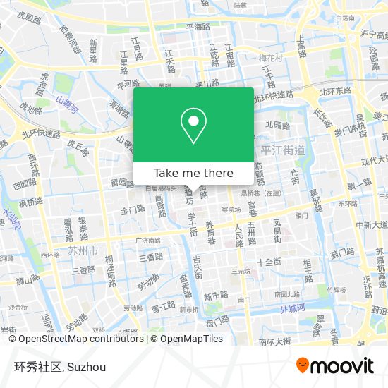 环秀社区 map