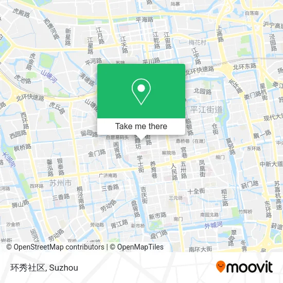 环秀社区 map
