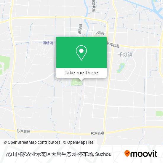 昆山国家农业示范区大唐生态园-停车场 map
