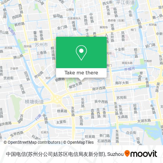 中国电信(苏州分公司姑苏区电信局友新分部) map