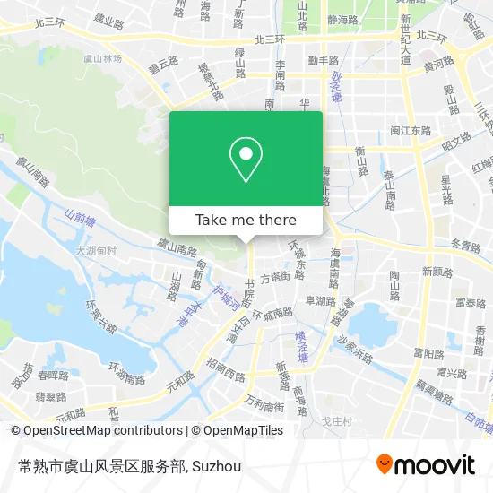 常熟市虞山风景区服务部 map