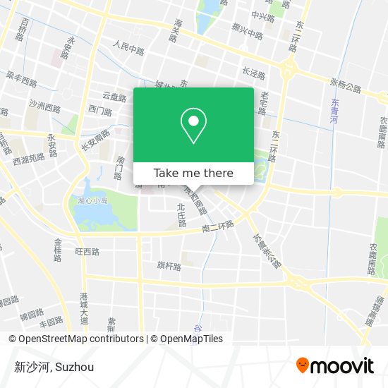 新沙河 map