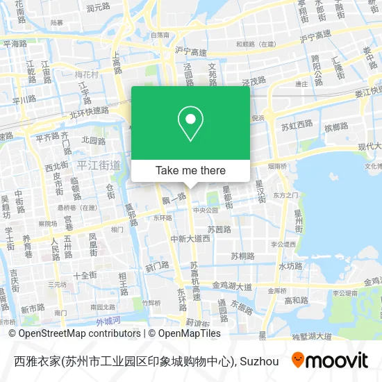西雅衣家(苏州市工业园区印象城购物中心) map