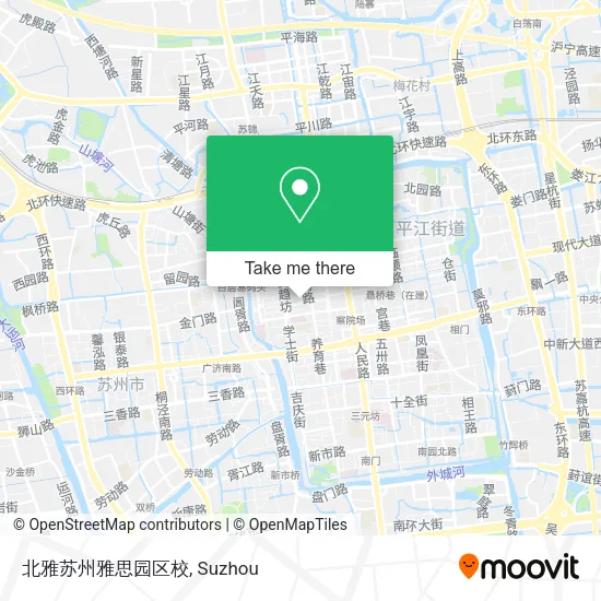 北雅苏州雅思园区校 map